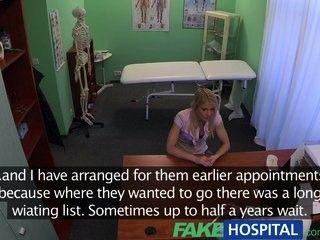 FakeHospital Successful consultation as hot blonde moans her way through doctors cock treatment