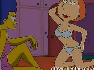 Lesbian Hentai  Marge Simpson and Lois Griffin