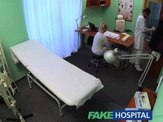 FakeHospital Blonde with big tits wants to be a nurse part 1
