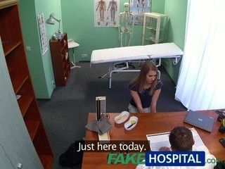 FakeHospital Innocent blonde gets the doctors massage part 1