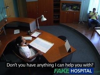 FakeHospital Sexy nurse heals patient with hard office sex part 1