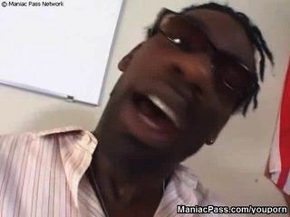 Black teacher fucks a student