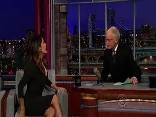 Salma Hayek  Letterman Show