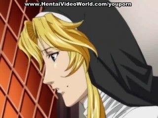 Hentai nun has sex