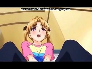 Teen girl in panty fingers anime pussy