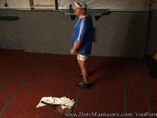 Warmup for Tennis Ended Up with Sex