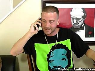 Black Slut Fucks Rap Video Producer