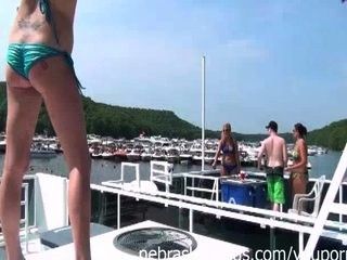 Real College Sorority Party Where Girls Got Naked and Lick Pussy in Public
