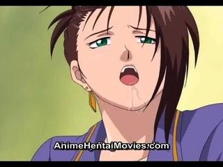 Female teacher receive anal penetration in the bath  anime hentai movie